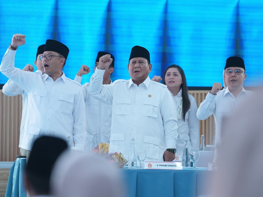 Taklimat Partai Gerindra, Prabowo: Negarawan Sejati Harus Peka Keadaan Bangsa